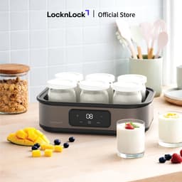 Máy làm sữa chua LocknLock EJY213GRY Kèm 6 Hủ Thuỷ Tinh 220-240V, 50/60Hz, 20W, 1.08L - Màu xám - Chính Hãng - JoyMall 3