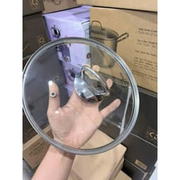 Nắp Kính Fivestar Chịu Nhiệt Cao 16–32cm – Nắp Nồi/Chảo Kín Hơi, Tay Cầm Chắc Chắn, Đa Kích Thước 3