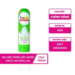 [Chính Hãng] Gel Bôi Trơn Gốc Nước Fiesta Natural 100ml - Độ Trơn Lâu Dài 1
