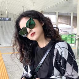 Kính râm mát thời trang nam nữ NARO EYEWEAR gọng nhựa vuông chống tia UV phong cách Hàn Quốc 221 4