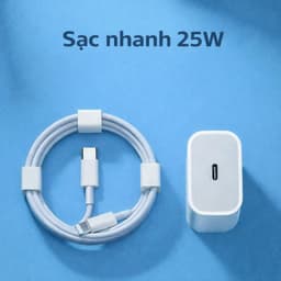 Bộ Sạc Nhanh PD 25W, Type C To Light, Sạc Nhanh An Toàn Không Nóng Máy 3