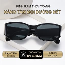 Kính râm mát thời trang nam nữ AnDu phong cách Hàn Quốc dáng GM chống tia UV bảo vệ mắt 9039 2