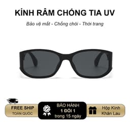 Kính râm mát thời trang nam nữ AnDu phong cách Hàn Quốc dáng GM chống tia UV bảo vệ mắt 9039 3