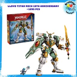 [ Bản Đẹp Chuẩn Mini + Mũ ] Đồ chơi mô hình xếp hình set NJ Legacy LLoyd Titan Mech - 1293 pcs 1