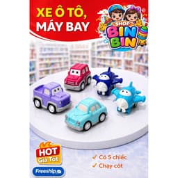 🚗✈️ SET ĐỒ CHƠI XE & MÁY BAY MINI DỄ THƯƠNG CHO BÉ 1