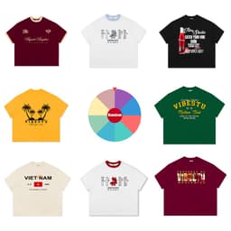 Áo Thun Local Brand VEQIST "Lucky Box" Áo Thun Form Boxy Ngẫu Nhiên lẻ size 2