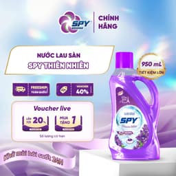 Nước Lau Sàn SPY 950ml Hương Thiên Nhiên – Ít Bọt, An Toàn, Thanh Mát, Xua Đuổi Côn Trùng 4