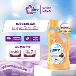Nước Lau Sàn SPY 950ml Hương Thiên Nhiên – Ít Bọt, An Toàn, Thanh Mát, Xua Đuổi Côn Trùng 6