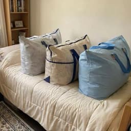 Set 2 Túi Đựng Đồ Gia Đình Cỡ Lớn 90x70cm ,Đựng Quần Áo, Chăn Mền Có Khoá Chất Liệu Chống Thấm Nước 4