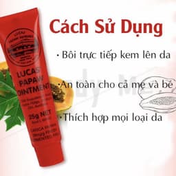 Lucas' Papaw Kem Dưỡng Đa Năng 25g- Chiết Xuất Đu Đủ Tự Nhiên,Giảm Khô Nứt & Sưng Viêm, Dưỡng Ẩm & Làm Mềm Da 3