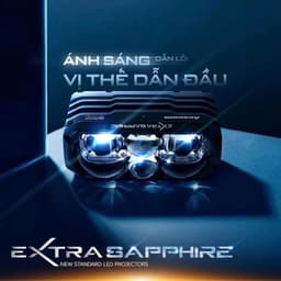 Đèn Trợ Sáng Bi Cầu LED Aozoom Extra Sapphire Nhiệt 5000k Đèn Gầm Rời Cao Cấp Chống Nước IP67 lỗi 1 đổi 1 trong 3 năm 4