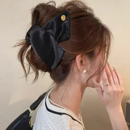Kẹp Tóc Tam Giác Satin Cao Cấp Phong Cách Sang Trọng, Lịch Lãm 5