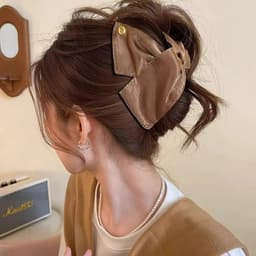 Kẹp Tóc Tam Giác Satin Cao Cấp Phong Cách Sang Trọng, Lịch Lãm 6