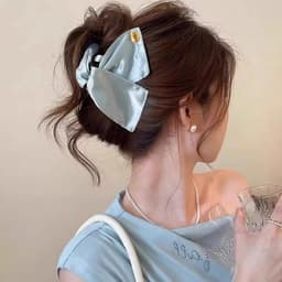 Kẹp Tóc Tam Giác Satin Cao Cấp Phong Cách Sang Trọng, Lịch Lãm 7