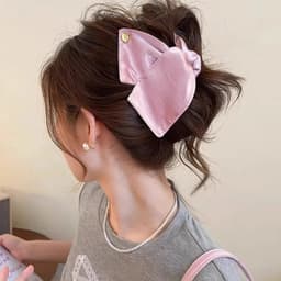Kẹp Tóc Tam Giác Satin Cao Cấp Phong Cách Sang Trọng, Lịch Lãm 8