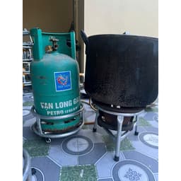 [Hàng siêu cấp] Giá đỡ bình gas có 3 bánh xe xoay 360 độ chốt khóa An toàn tiện lợi di chuyển dễ dàng hàng dày dặn 7