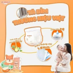 Bỉm Quần MOMOJI EXTRA SOFT Siêu Thấm Hút đủ size 7