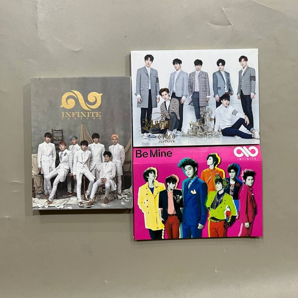 Album INFINITE cũ – Season 2, Paradise, Destiny, Top Seed – CD Kpop sưu tầm