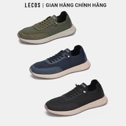 [4-25/9 TẶNG QUÀ TRUNG THU 599K] Giày Sneaker Nam LECOS LG55 Da Thật May Viền Bền Đẹp Đế Ma Sát 2