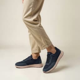 [4-25/9 TẶNG QUÀ TRUNG THU 599K] Giày Sneaker Nam LECOS LG55 Da Thật May Viền Bền Đẹp Đế Ma Sát 3