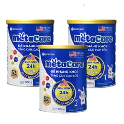 (Mẫu mới nhất, date mới) Sữa bột Nutricare METACARE opti tiêu hóa/đề kháng số 0/1/2 800g 8