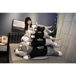 Chó bông HUSKY cao cấp – Mềm mại, sang trọng, chất liệu vải nhung bền đẹp 7