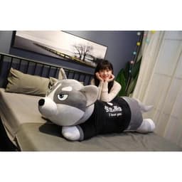 Chó bông HUSKY cao cấp – Mềm mại, sang trọng, chất liệu vải nhung bền đẹp 1