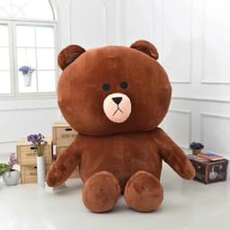 Gấu Bông Gấu Nâu Brown Cao Cấp, Mềm Mịn Không Xù Lông - Hàng Cao Cấp nhà MIU GẤU XINH 5