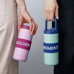 Bình Giữ Nhiệt LocknLock Fold Grip Tumbler LHC4435 420ml, LHC4436 550ml, Tay Cầm Gấp Gọn, Hàng Chính Hãng - JoyMall 5