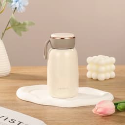 Bình giữ nhiệt mini XINHOU màu pastel dung tích 300ml thiết kế nhỏ gọn lõi inox 316 giữ nhiệt nóng lạnh 8