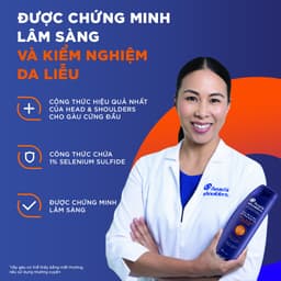 Dầu Gội HEAD & SHOULDERS Clinical Strength 4X Sức Mạnh Dành Cho Da Đầu Khô Chai 400ml SKINCARESHOP 2