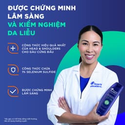[KOL] Combo 2 Dầu Gội Làm Sạch Và Ngăn Ngừa Gàu Nấm HEAD & SHOULDERS Clinical Strength Cho Da Đầu Khô/ Ngứa/ Dầu 3
