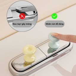 Nút xả bồn cầu thông minh. Nút ấn bồn cầu tiện lợi cho gia đình - Majehome 2