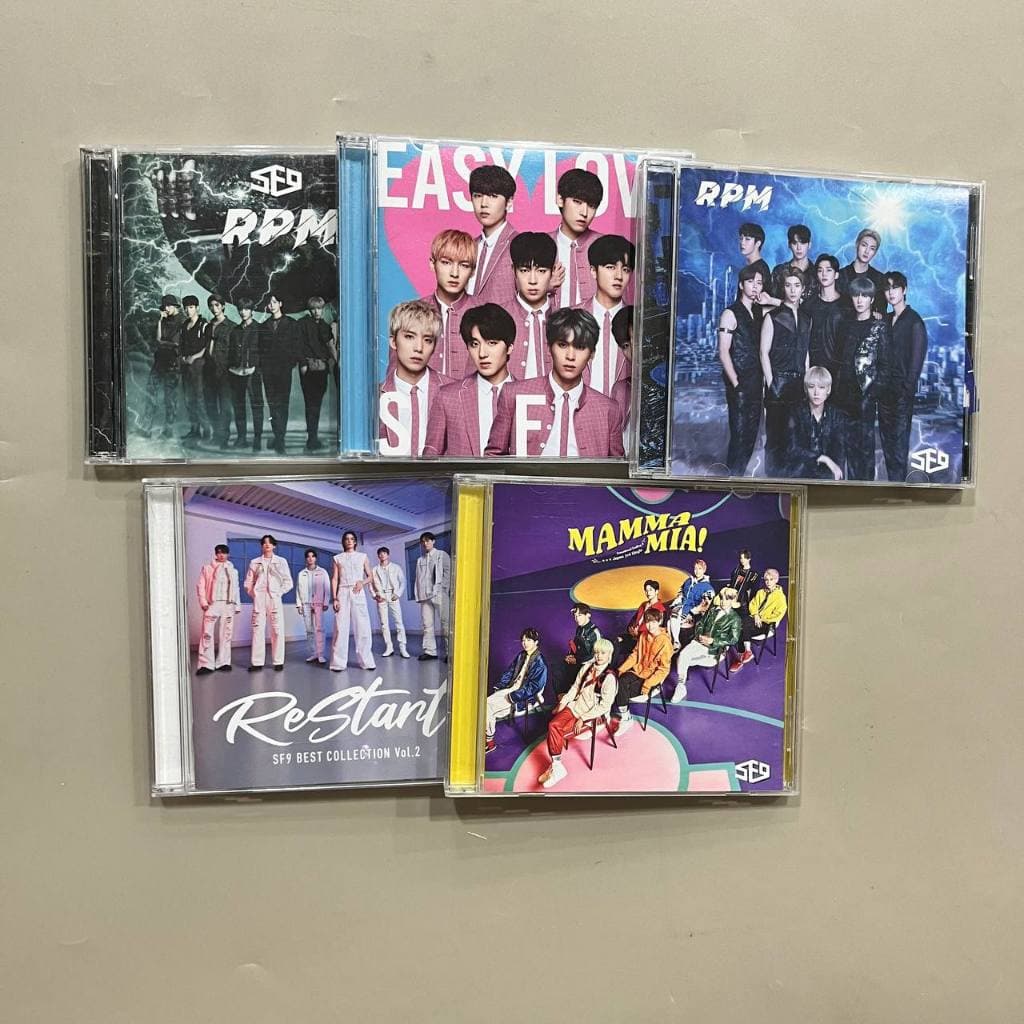 Album SF9 cũ chính hãng Kpop – Collection đặc biệt Fantasy, Mamma Mia, Narcissus, RPM, 9loryUS