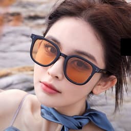 Kính râm mát thời trang nam nữ  NARO EYEWEAR được thiết kế 2 chấm kết hợp với nhiều tone màu đẹp 3321 6