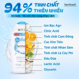 [MUA 2 TẶNG 1] Mua 2 Dung Dịch Vệ Sinh Phụ Nữ Femfresh Daily & Active 250ml Tặng Kèm Quà Tặng Đặc Biệt 3