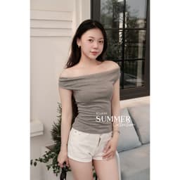 (MỞ BÁN) Áo Thun Nữ Ôm Body Cổ Yếm Hở Lưng Co Giãn 4 Chiều Mềm Mịn Tôn Dáng Quyến Rũ Dễ Phối Đồ BYJANE-125 5