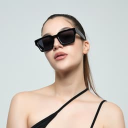 Kính râm mát nam nữ thời trang NARO EYEWEAR phối màu gọng vuông đeo mùa hè chống nắng lái xe đi biển 2226 5