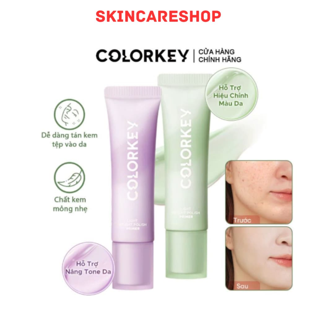 Kem Lót Colorkey Light Weight Polish Primer 30g