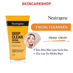 Sữa Rửa Mặt Neutrogena Deep Clean Facial Gel Cleanser 150ml 1