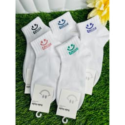 Set 10 Đôi Tất Nữ Cổ Ngắn Cotton Mềm Mại Họa Tiết Gấu Kẻ Tăm Co Giãn Thoáng Khí Phong Cách Hàn Quốc Freesize 35-40 8