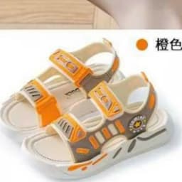 Dép Sandal nhựa bé trai 2 quai đế chống trơn trượt 1107+1 êm chân 6
