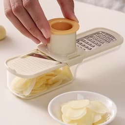 Dụng cụ bào cắt rau củ đa năng 3in1. Dụng cụ bào sợi, thái Lát, nạo củ quả nhỏ gọn tiện lợi - Majehome 5