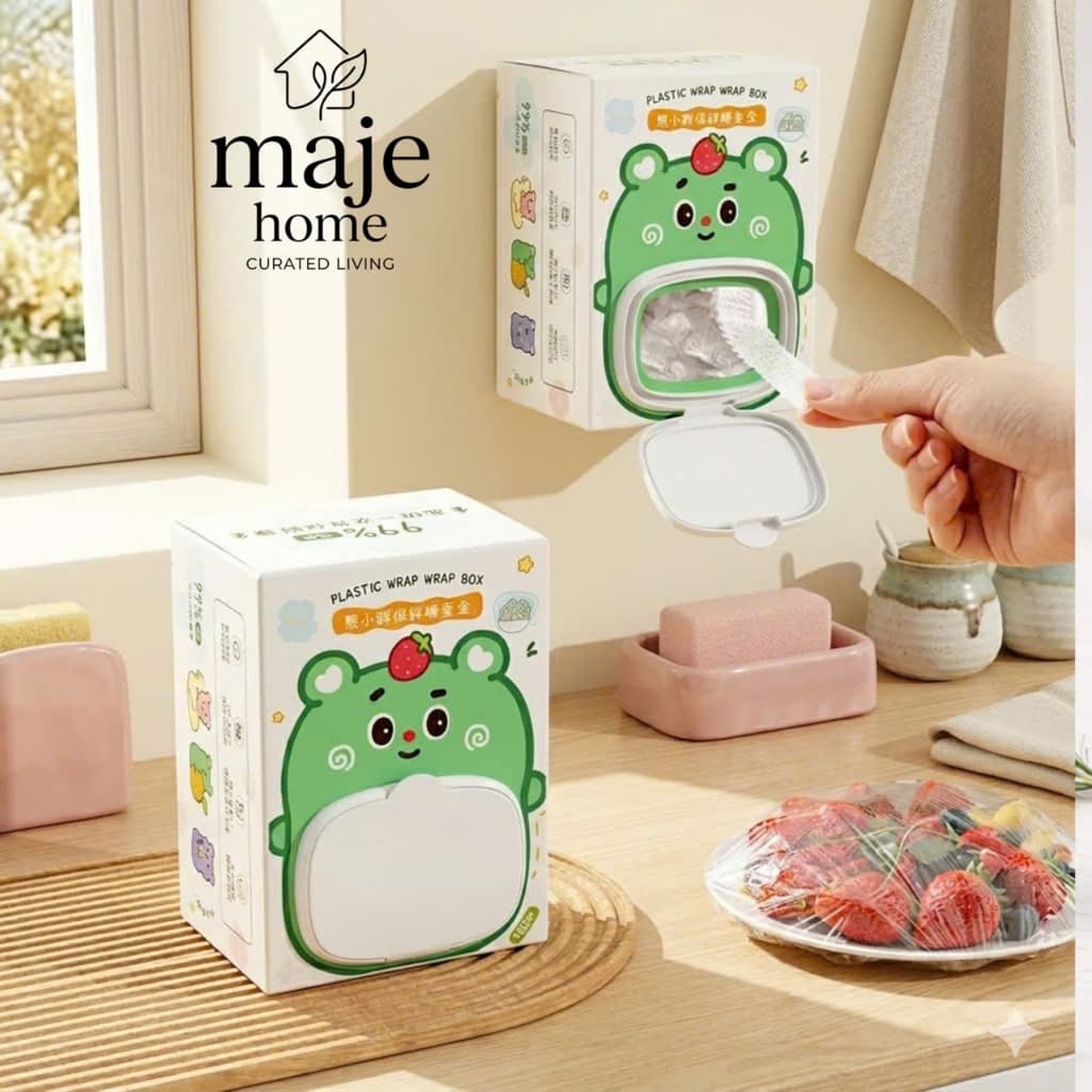 Màng bọc thực phẩm dạng túi co giãn. Màng bọc thức ăn tiện lợi an toàn - Majehome