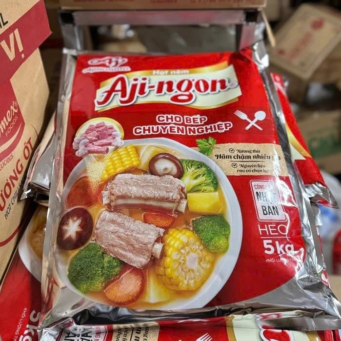 Chính Hàng FullVat Hạt Nêm Aji-ngon Heo Gói 5kg
