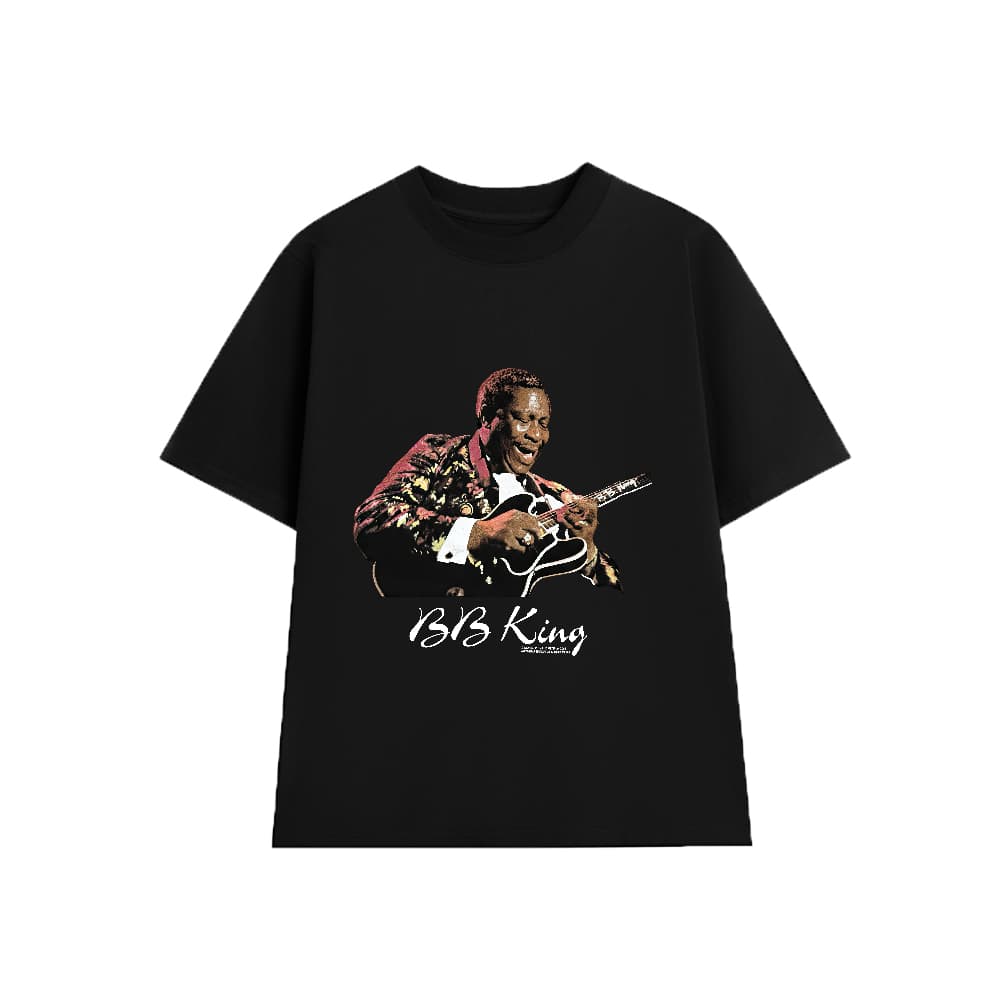 Áo Thun B. B. King ( BB King) The King of the Blues KB005, Unisex Form Rộng Cotton Mềm