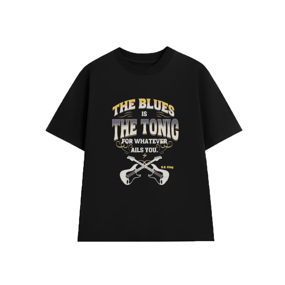 Áo Thun B. B. King ( BB King) The King of the Blues KB007, Unisex Form Rộng Cotton Mềm