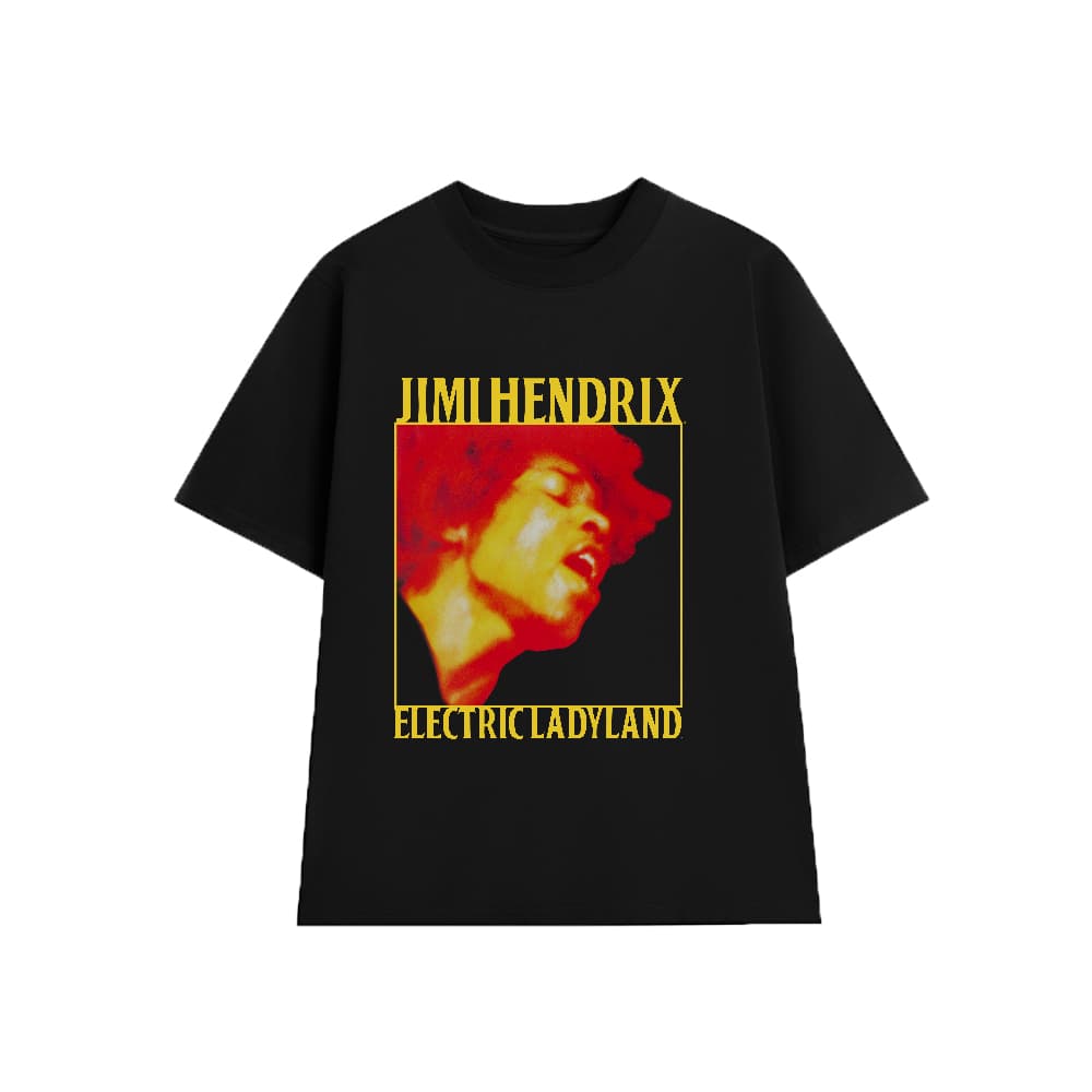 Áo Thun Jimi Hendrix JH002, Unisex Form Rộng Cotton Mềm