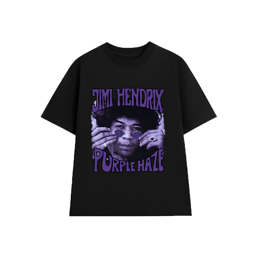 Áo Thun Jimi Hendrix JH004, Unisex Form Rộng Cotton Mềm