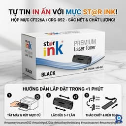 Hộp Mực Star Ink CF226A CRG052 Dùng Cho HP M402 M426 Canon LBP212 214 In Đậm Nét Ổn Định 4